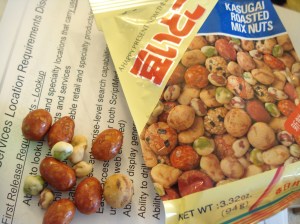 japanese peas and bean snack