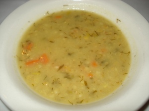 reza's lentil barley soup
