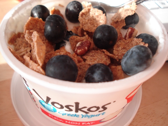 voskos with nature valley maple pecan cereal